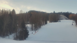 Dojezd hlavní sjezdovky