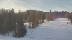 Dojezd hlavní sjezdovky