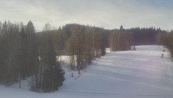 Dojezd hlavní sjezdovky