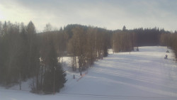 Dojezd hlavní sjezdovky