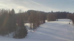 Dojezd hlavní sjezdovky