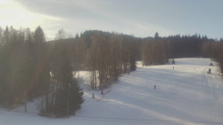 Dojezd hlavní sjezdovky