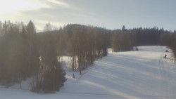 Dojezd hlavní sjezdovky