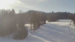 Dojezd hlavní sjezdovky