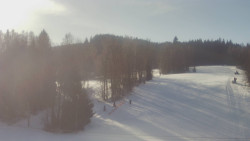 Dojezd hlavní sjezdovky