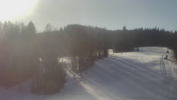 Dojezd hlavní sjezdovky