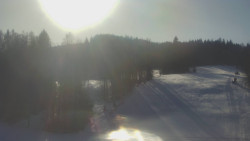 Dojezd hlavní sjezdovky