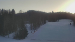 Dojezd hlavní sjezdovky