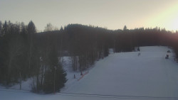 Dojezd hlavní sjezdovky