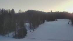 Dojezd hlavní sjezdovky