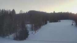 Dojezd hlavní sjezdovky