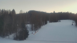 Dojezd hlavní sjezdovky