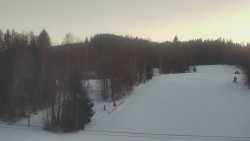 Dojezd hlavní sjezdovky