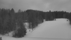 Dojezd hlavní sjezdovky