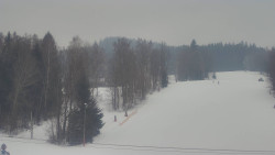 Dojezd hlavní sjezdovky