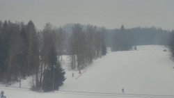 Dojezd hlavní sjezdovky