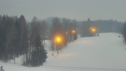 Dojezd hlavní sjezdovky