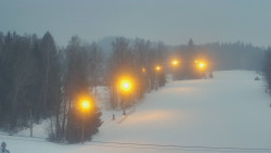 Dojezd hlavní sjezdovky