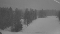 Dojezd hlavní sjezdovky