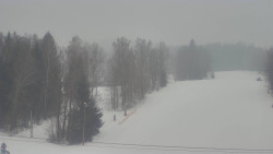 Dojezd hlavní sjezdovky