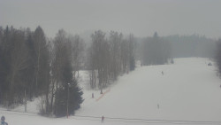 Dojezd hlavní sjezdovky