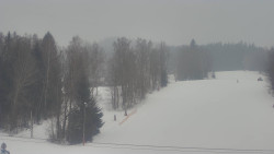 Dojezd hlavní sjezdovky