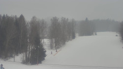 Dojezd hlavní sjezdovky