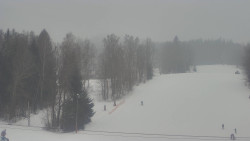 Dojezd hlavní sjezdovky