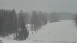 Dojezd hlavní sjezdovky