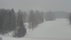 Dojezd hlavní sjezdovky