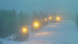 Dojezd hlavní sjezdovky