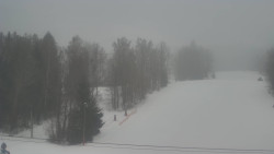 Dojezd hlavní sjezdovky