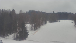 Dojezd hlavní sjezdovky