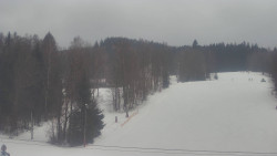 Dojezd hlavní sjezdovky