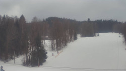 Dojezd hlavní sjezdovky