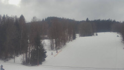 Dojezd hlavní sjezdovky