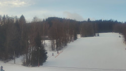 Dojezd hlavní sjezdovky