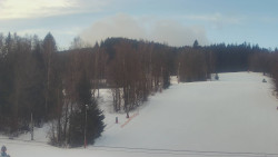 Dojezd hlavní sjezdovky