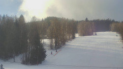 Dojezd hlavní sjezdovky