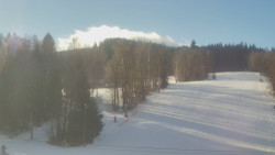 Dojezd hlavní sjezdovky