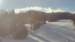 Dojezd hlavní sjezdovky