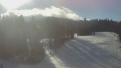 Dojezd hlavní sjezdovky