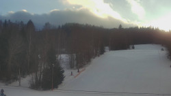 Dojezd hlavní sjezdovky