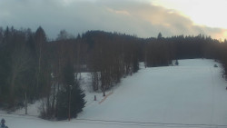 Dojezd hlavní sjezdovky