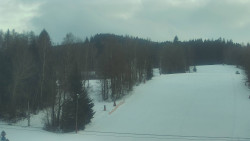 Dojezd hlavní sjezdovky