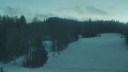 Dojezd hlavní sjezdovky