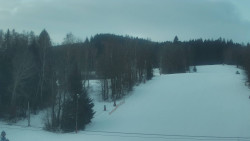 Dojezd hlavní sjezdovky