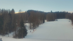 Dojezd hlavní sjezdovky