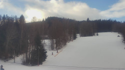 Dojezd hlavní sjezdovky