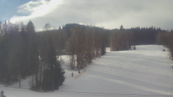 Dojezd hlavní sjezdovky